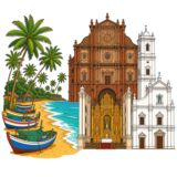 Goa Beaches and Old Goa Churches
