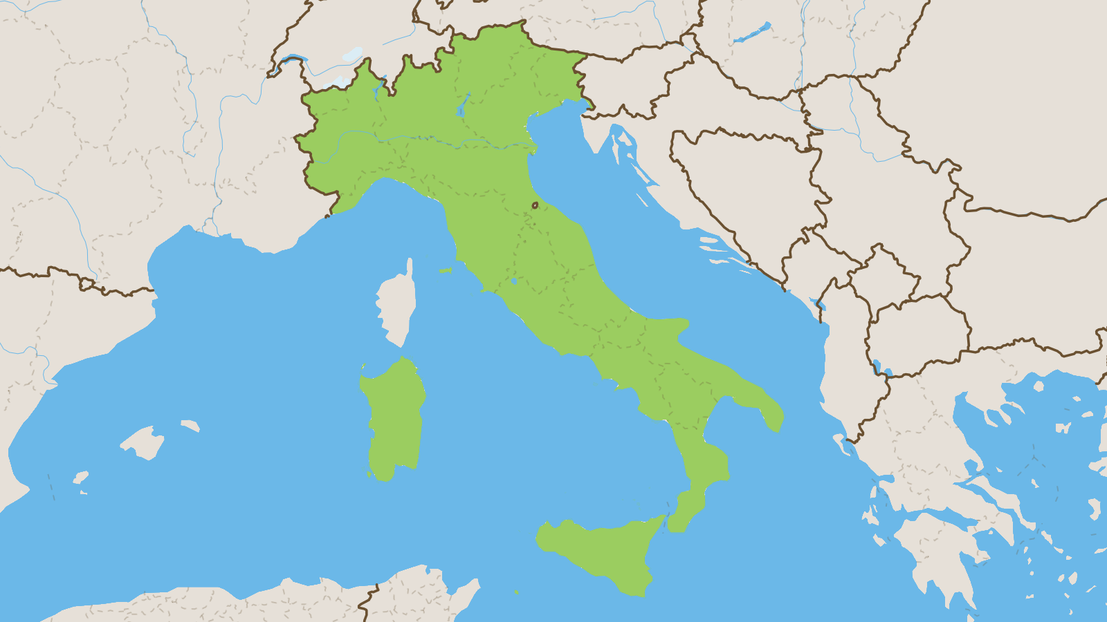 Map of Italy