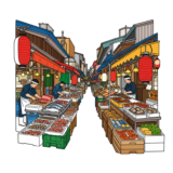 Tsukiji Outer Market Tokyo