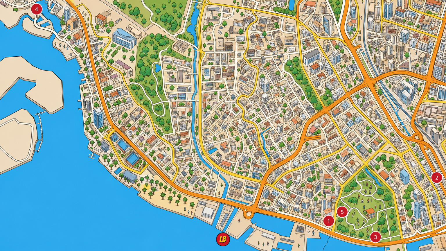 Map of Johor Bahru