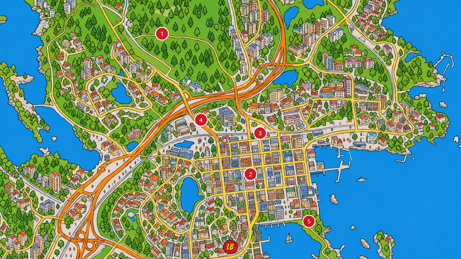 Map of Kuopio