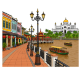 Kuching Waterfront Sarawak