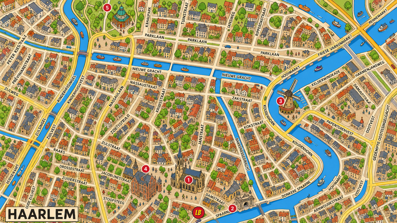 Map of Haarlem