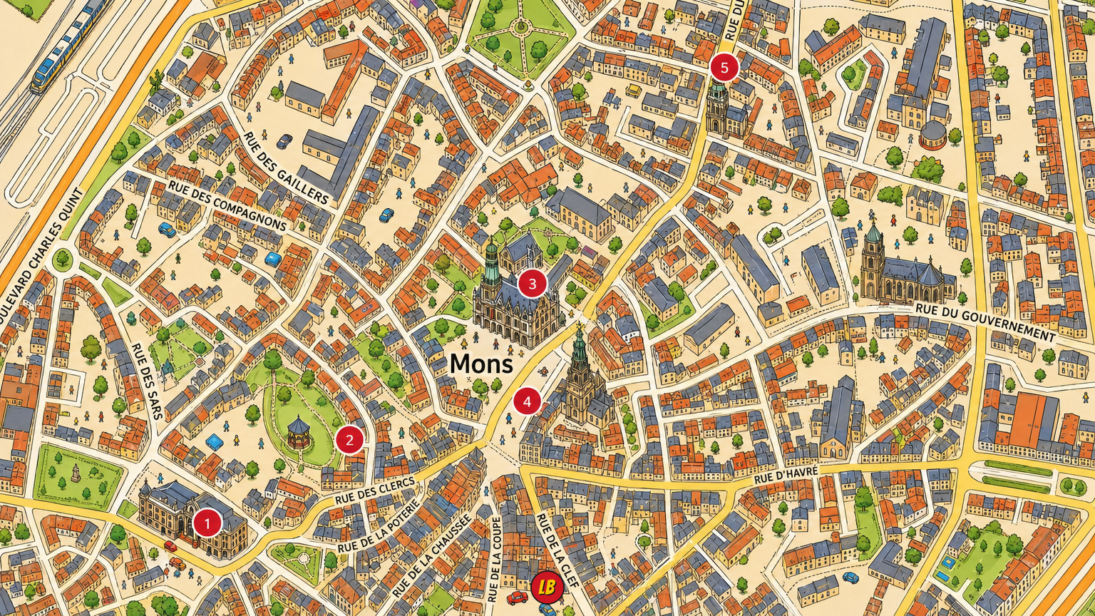 Map of Mons