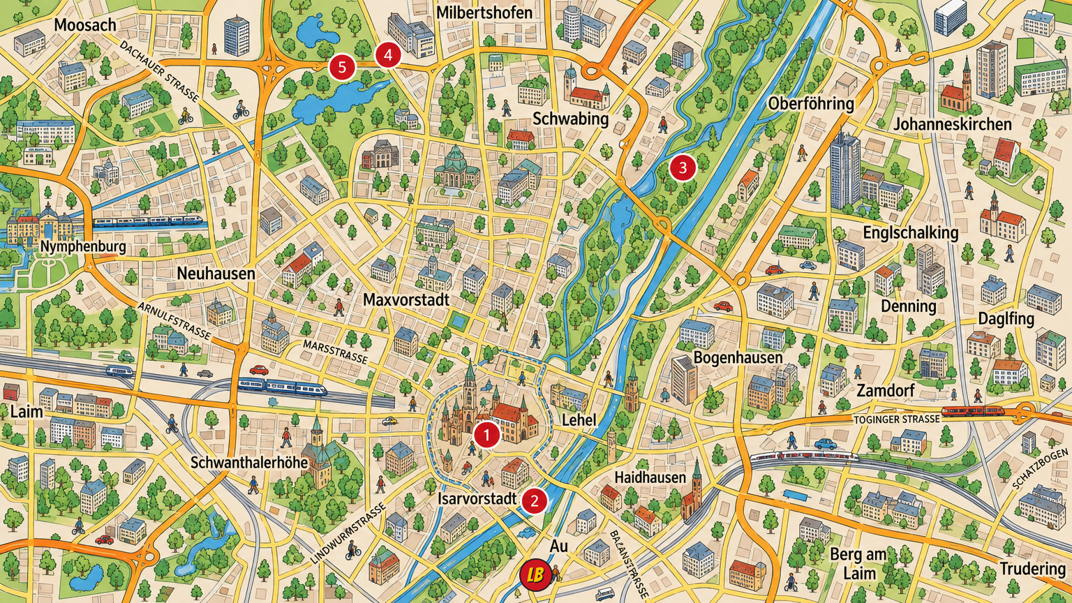 Map of Munich