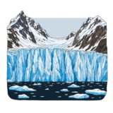 Krossfjorden Glacier Svalbard