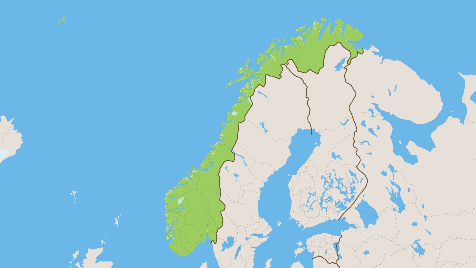 Map of Norway