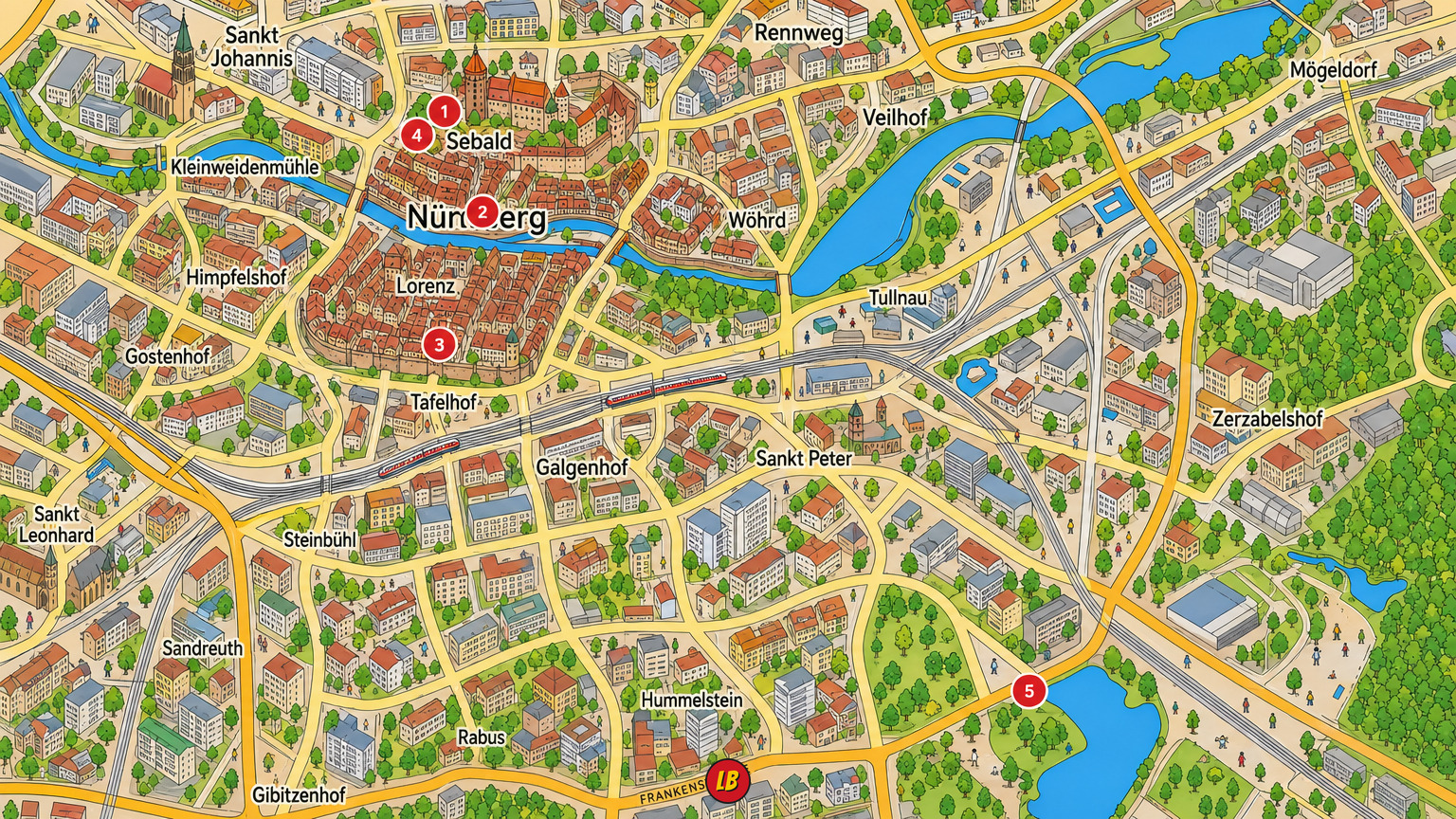 Map of Nuremberg
