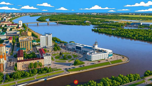 Irtysh River Embankment