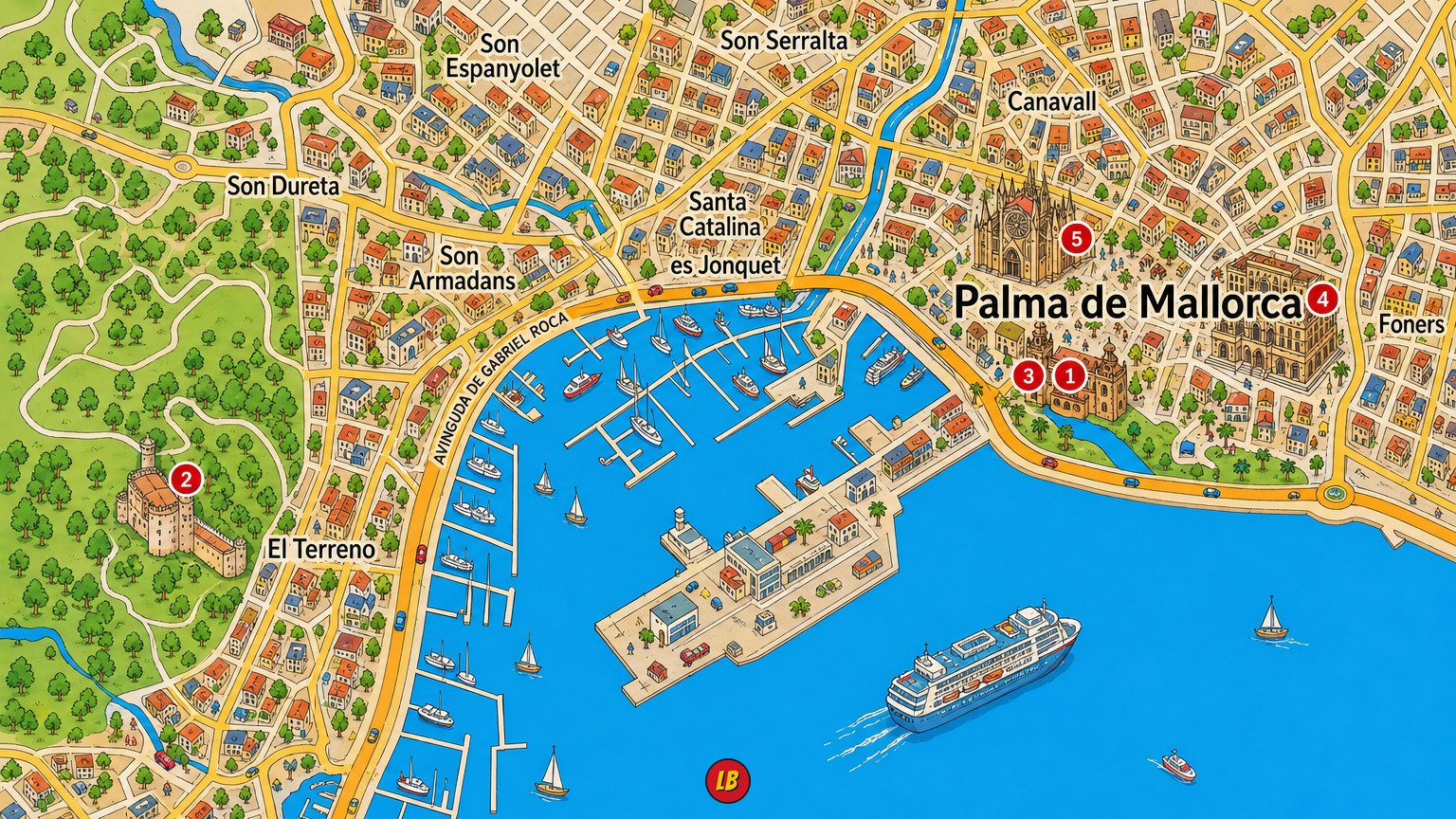 Map of Palma