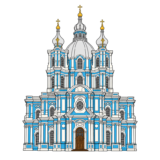 Smolny Cathedral Saint Petersburg