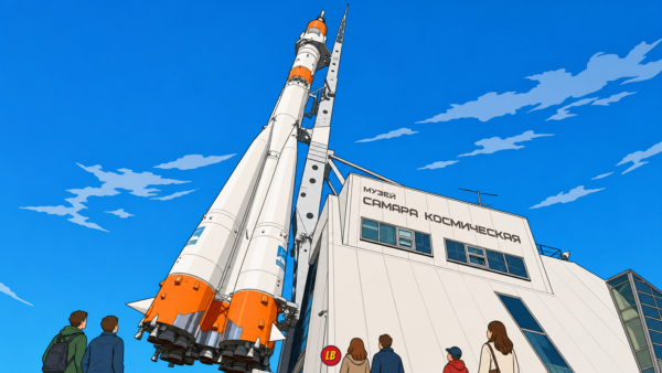 Rocket Soyuz Monument