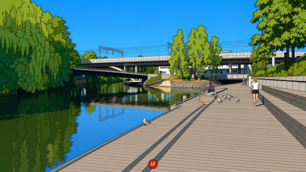 Sandvikselva River Walk