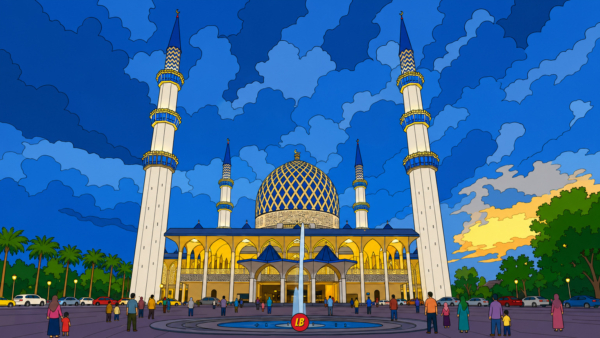 Sultan Salahuddin Abdul Aziz Shah Mosque (Blue Mosque)