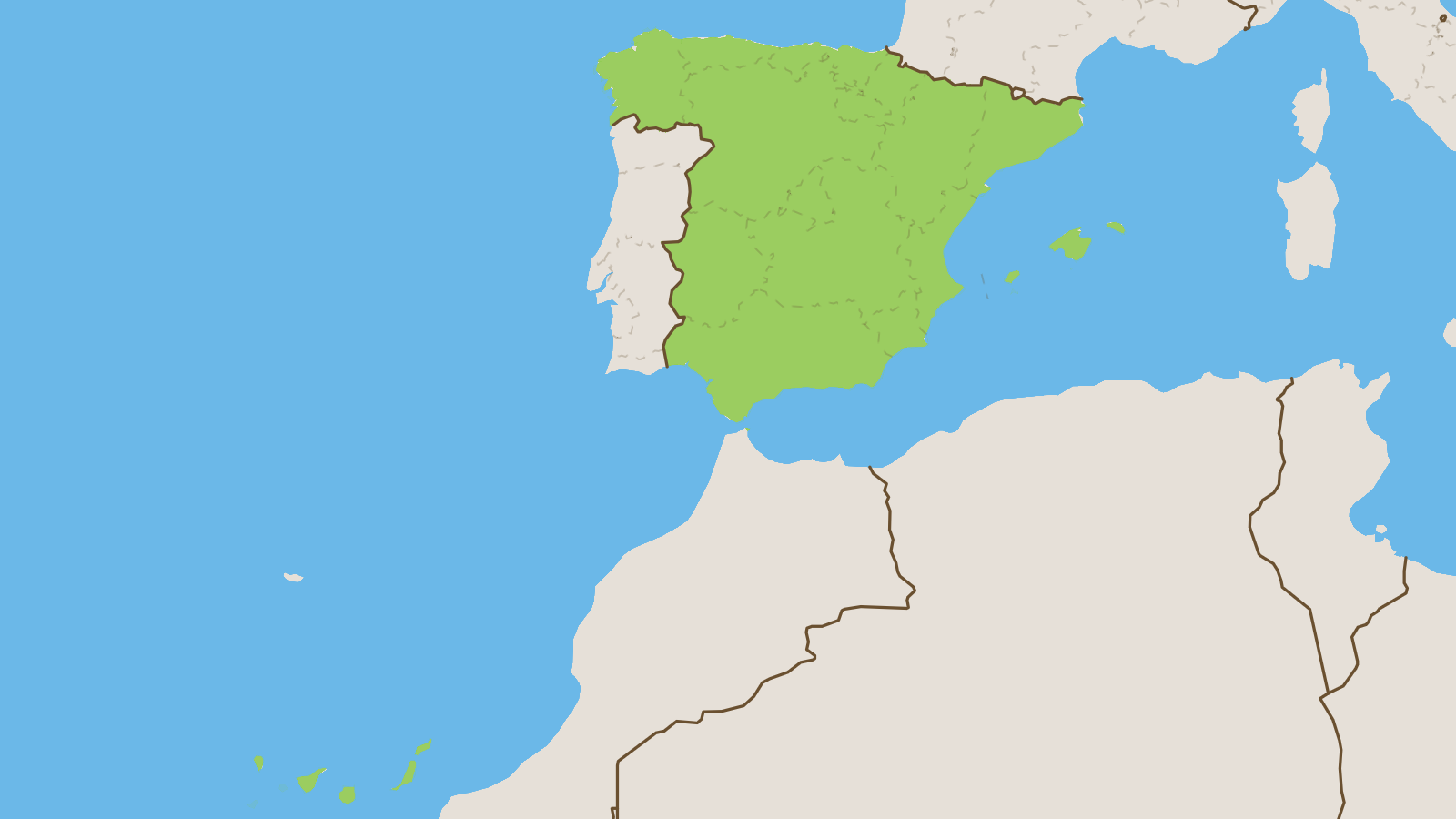 Map of Spain