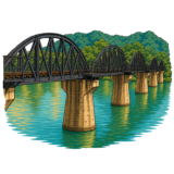 Kanchanaburi Bridge on the River Kwai