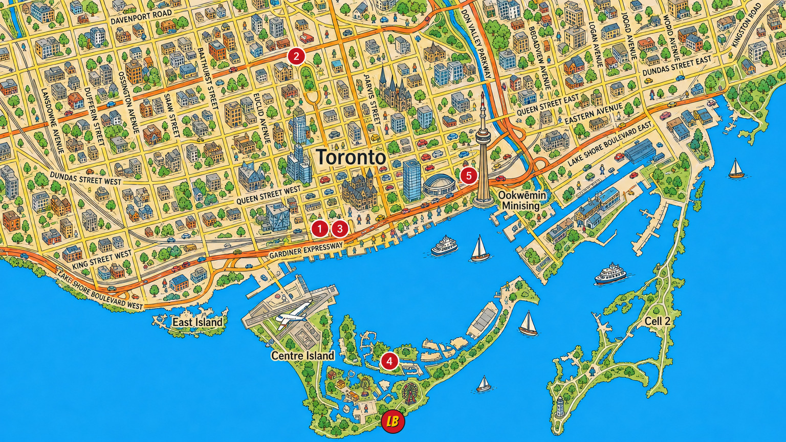Map of Toronto