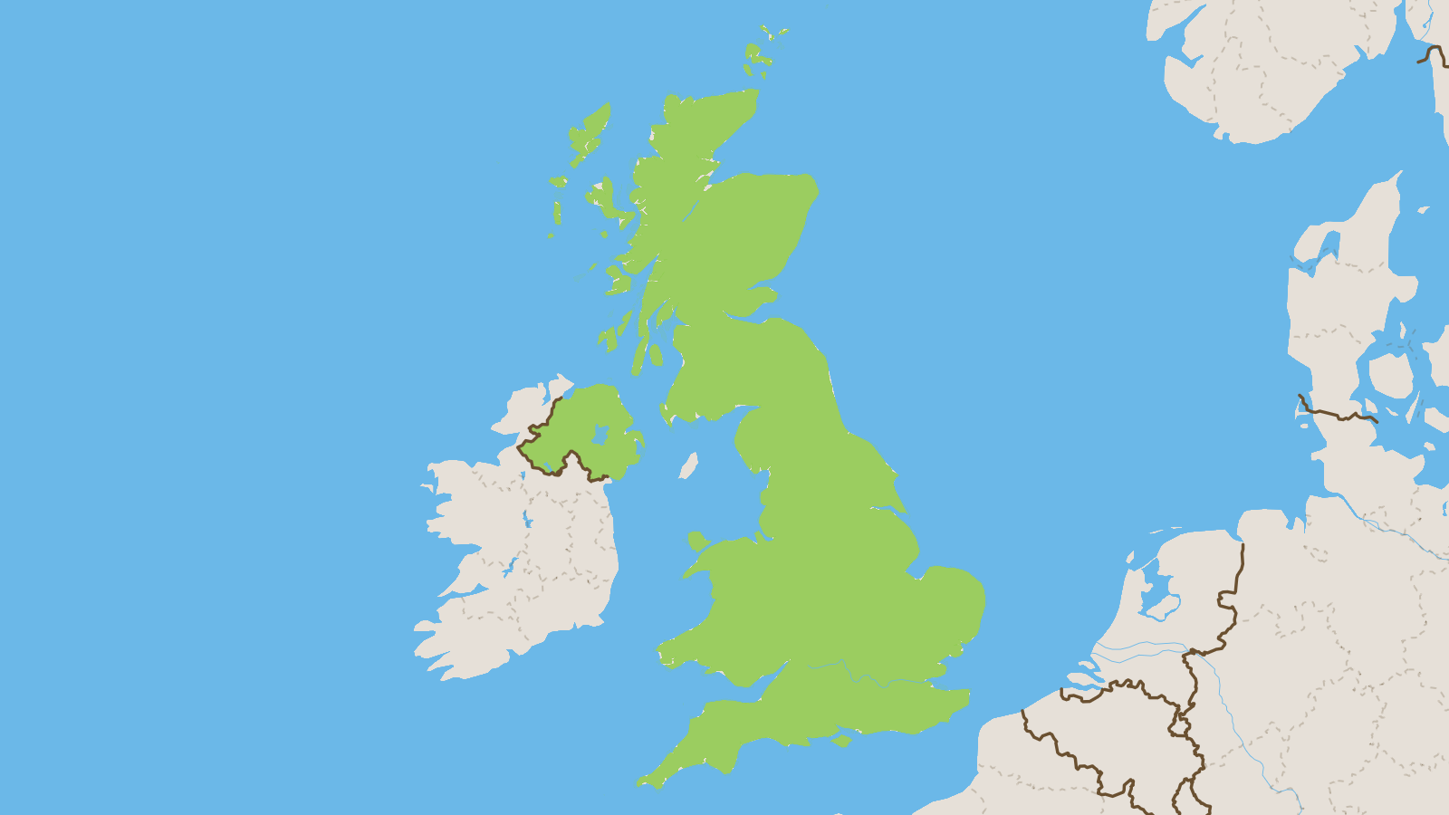 Map of United Kingdom