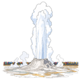 Old Faithful Geyser Yellowstone