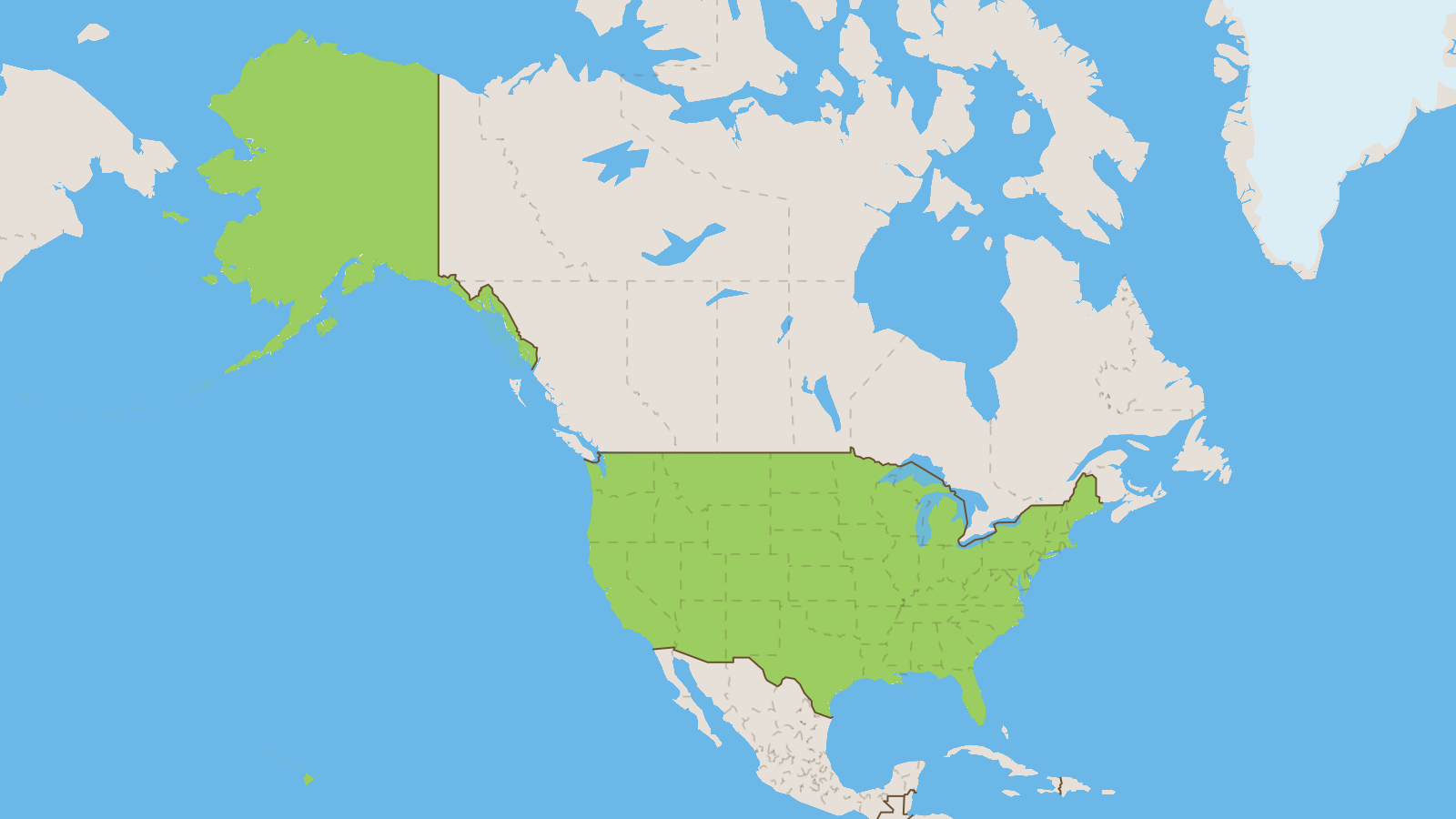 Map of United States