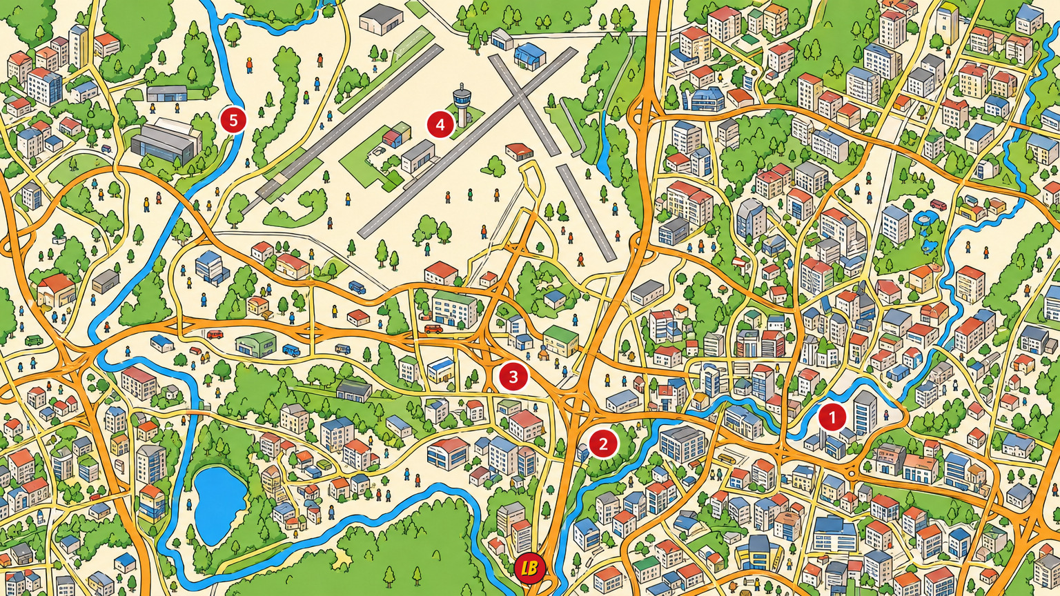 Map of Vantaa
