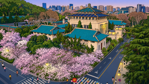 Wuhan University Cherry Blossom Garden