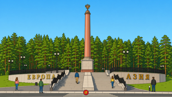 Europe-Asia Border Monument